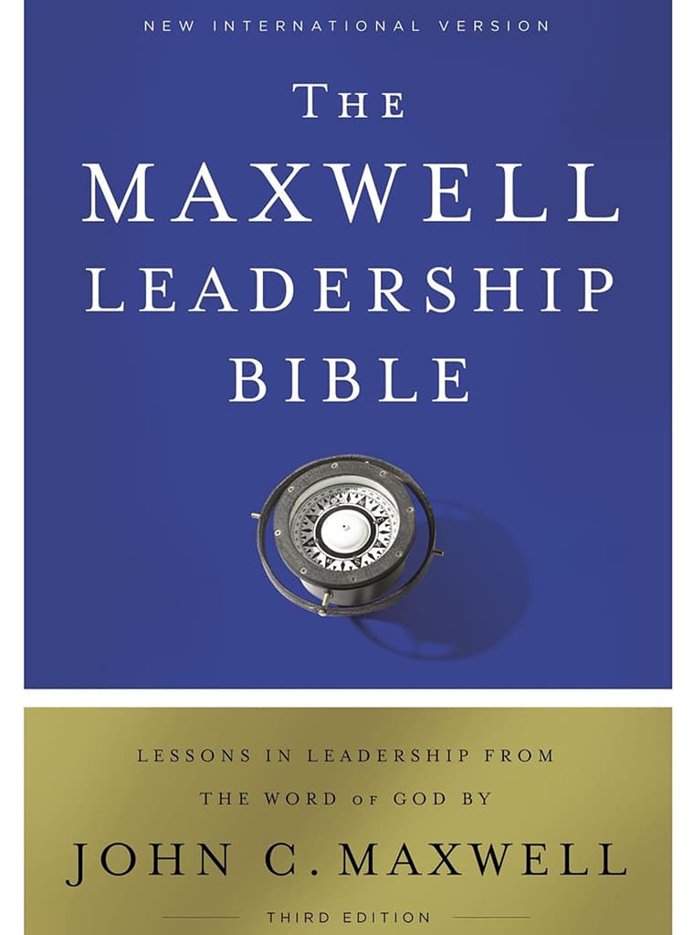 NIV Maxwell Leadership Bible cover