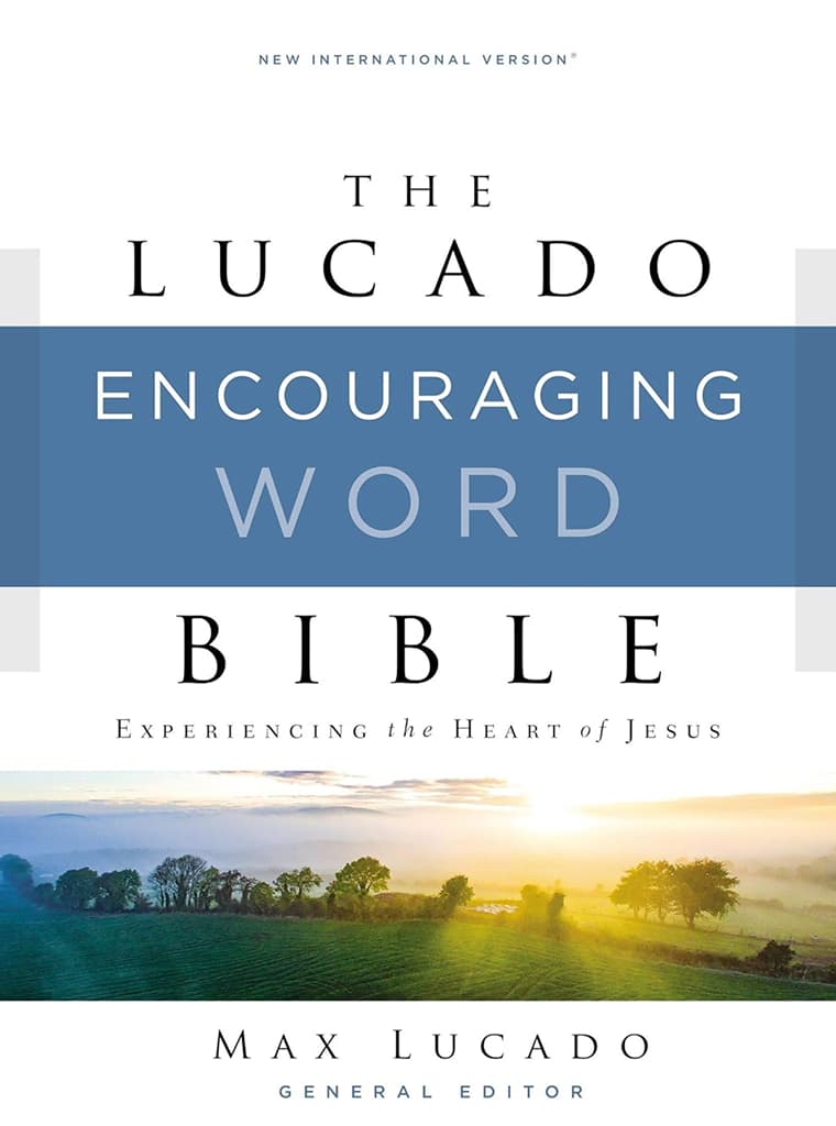 NIV Lucado Encouraging Word Bible cover
