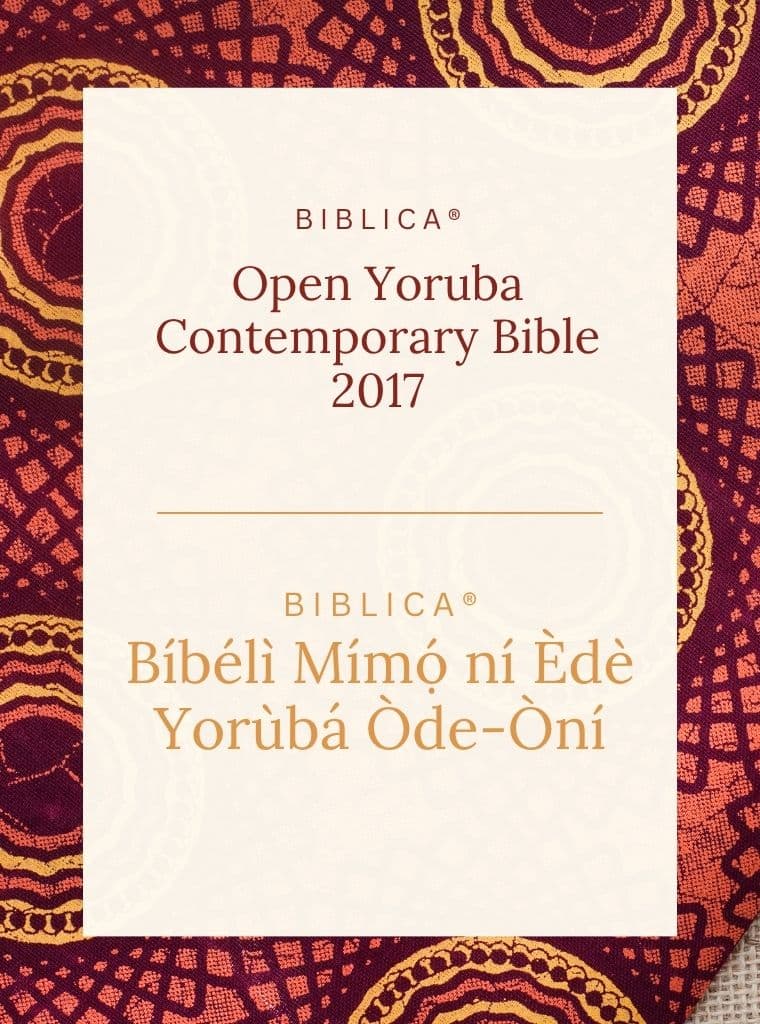 Open Yoruba Contemporary Bible cover