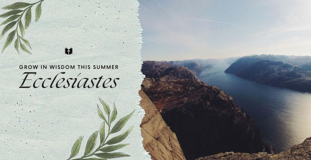 Grow in Wisdom this Summer: Ecclesiastes image