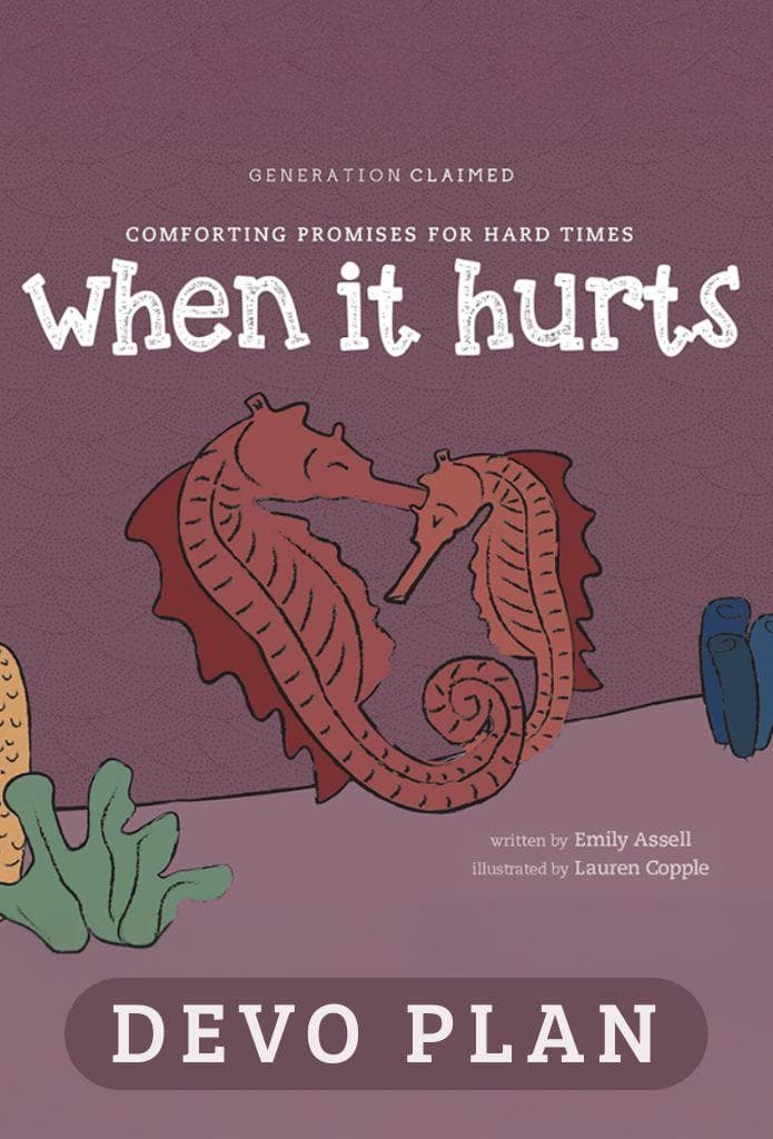 When It Hurts: Family Devotional for Sadness, Grief, and Hard Days by Emily Assell image