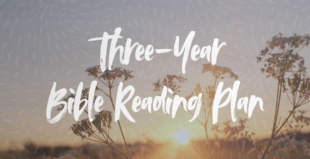Three-Year Bible Reading Plan image